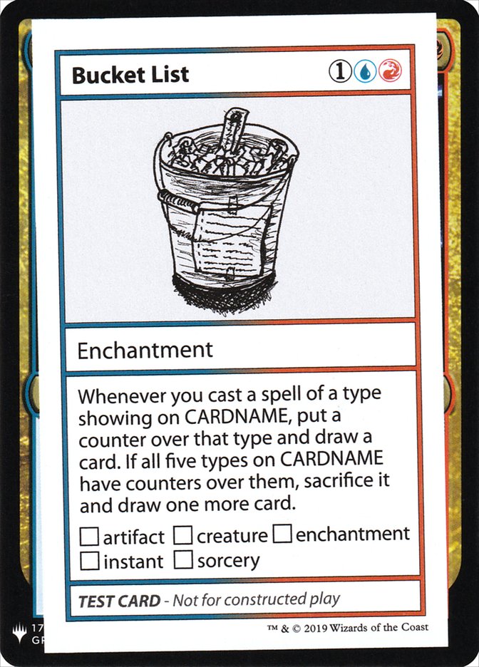 Bucket List [Mystery Booster Playtest Cards] | Grognard Games