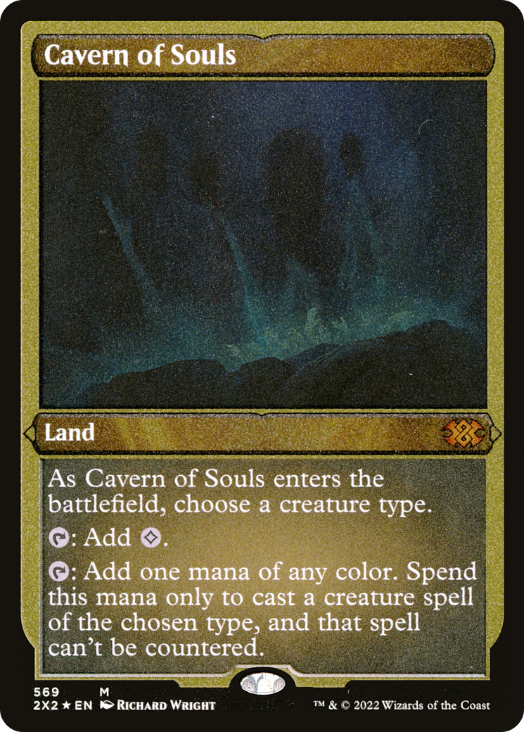 Cavern of Souls (Foil Etched) (2X2-569) - Double Masters 2022 Foil | Grognard Games