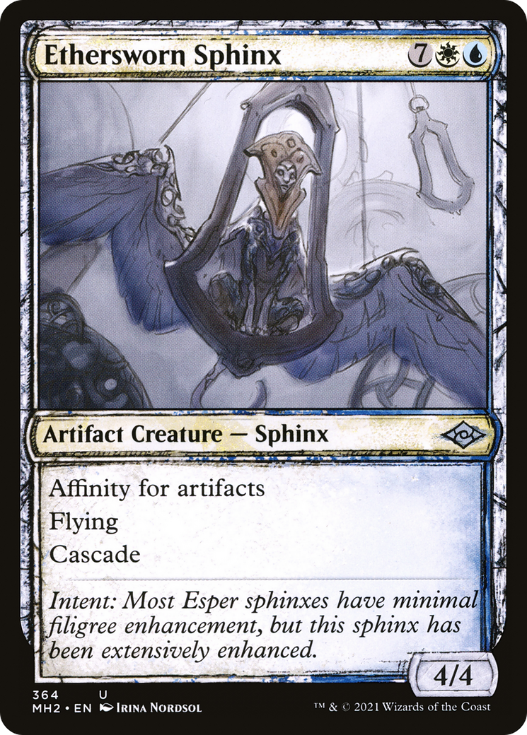 Ethersworn Sphinx (Sketch) [Modern Horizons 2] | Grognard Games