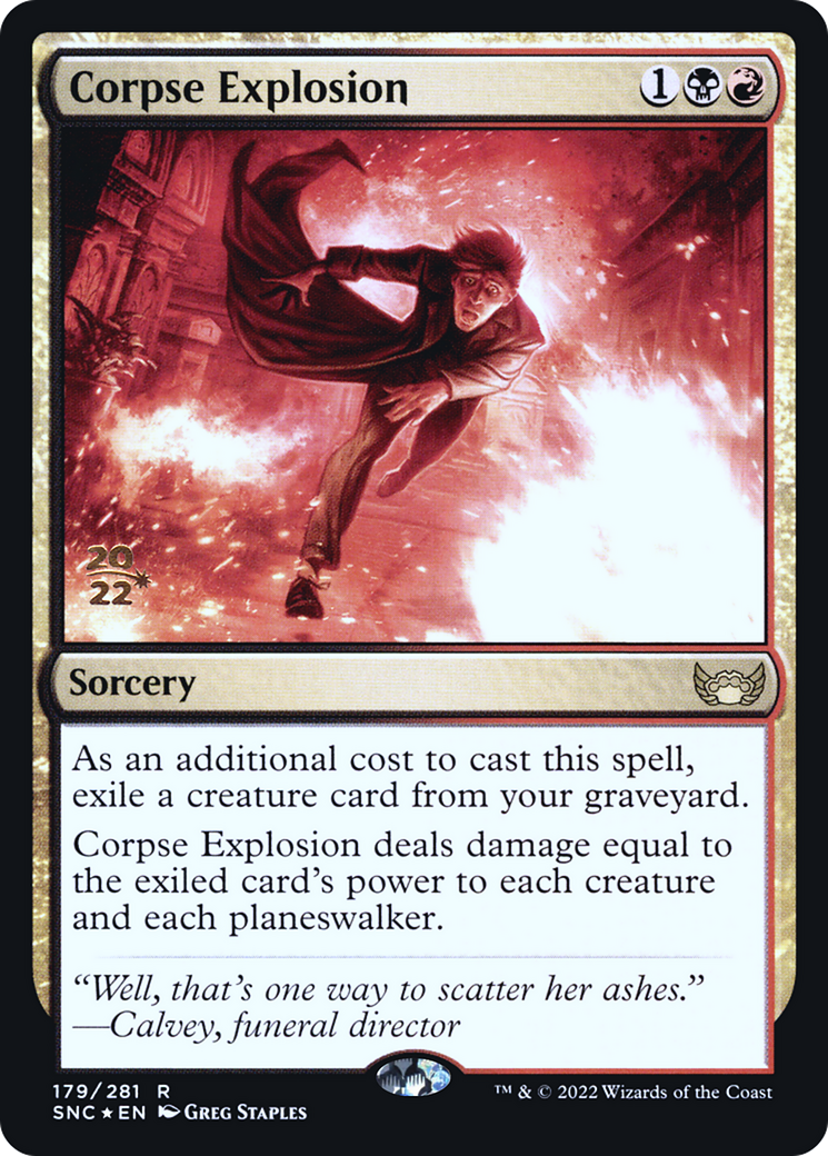 Corpse Explosion [Streets of New Capenna Prerelease Promos] | Grognard Games
