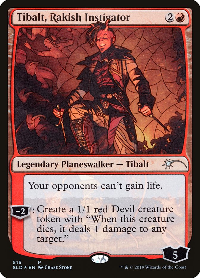 Tibalt, Rakish Instigator (Stained Glass) [Secret Lair Drop Promos] | Grognard Games