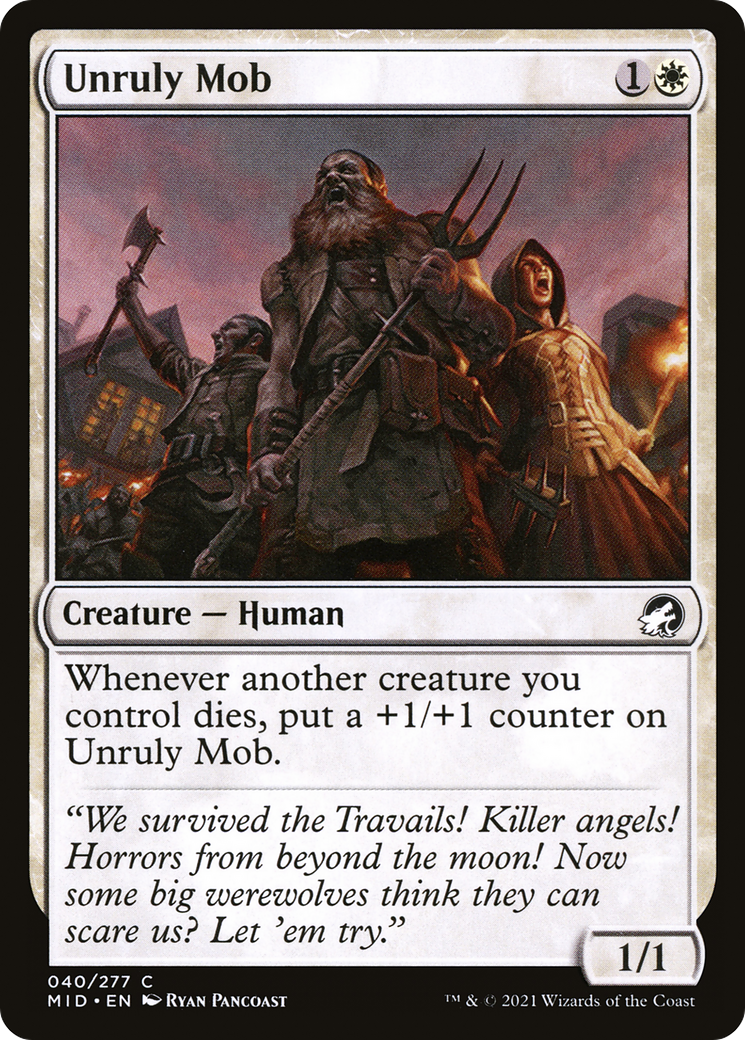Unruly Mob [Innistrad: Midnight Hunt] | Grognard Games