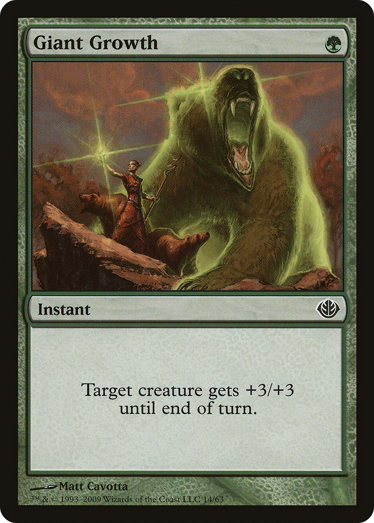 Giant Growth [Duel Decks: Garruk vs. Liliana] | Grognard Games