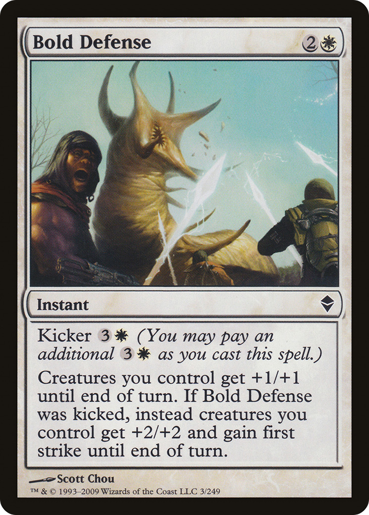 Bold Defense [Zendikar] | Grognard Games