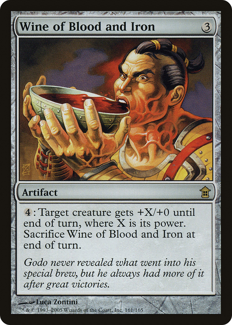 Wine of Blood and Iron [Saviors of Kamigawa] | Grognard Games