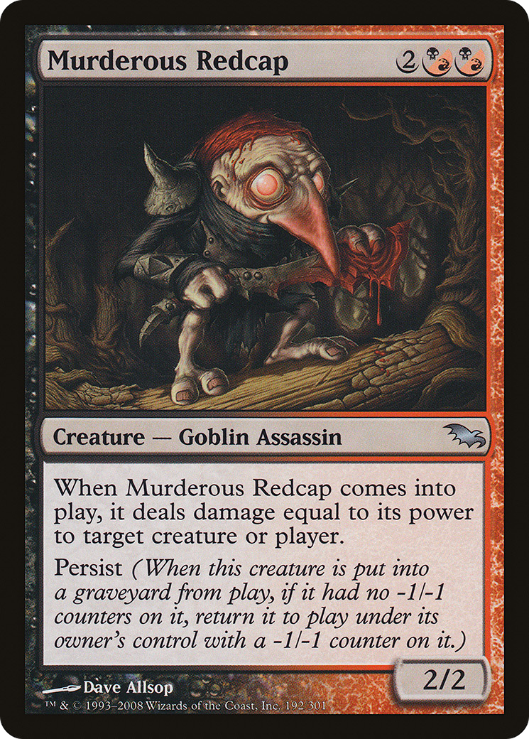 Murderous Redcap [Shadowmoor] | Grognard Games