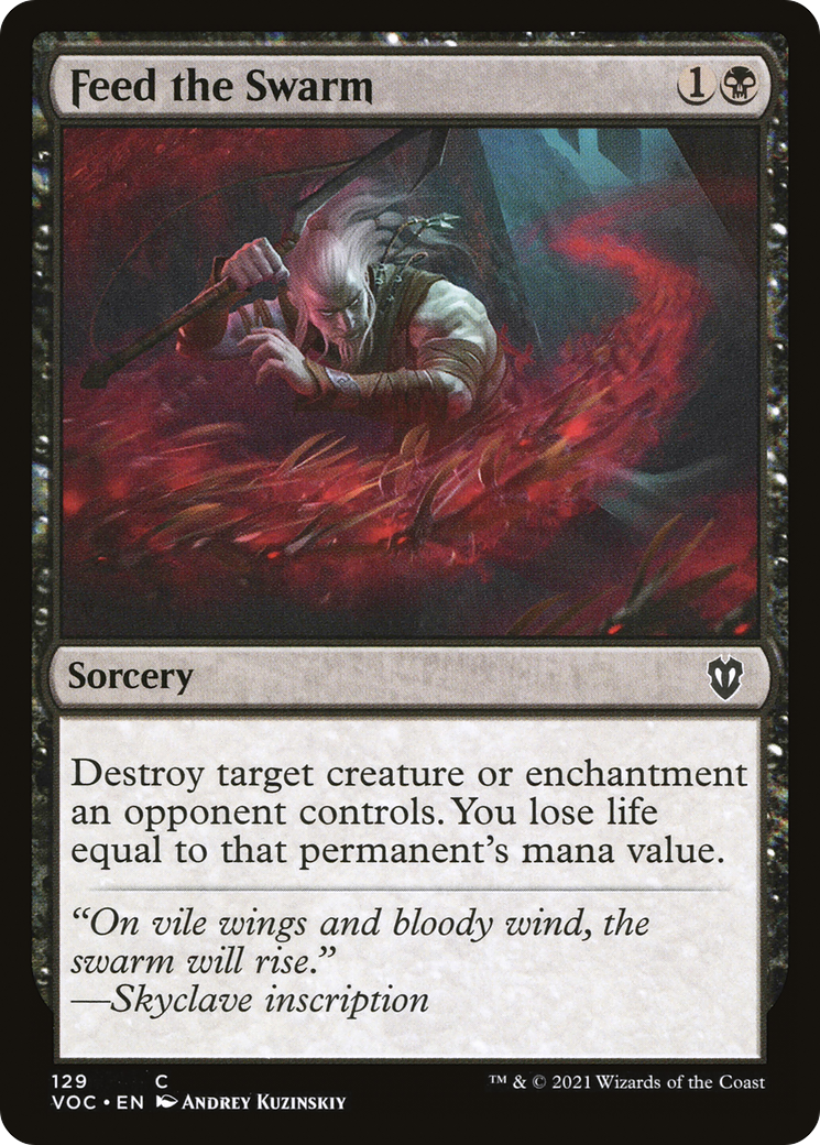 Feed the Swarm [Innistrad: Crimson Vow Commander] | Grognard Games