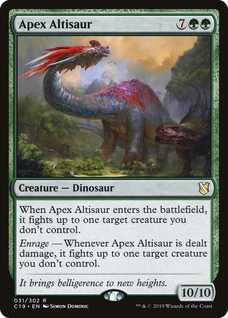 Apex Altisaur [Commander 2019] | Grognard Games