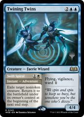 Twining Twins // Swift Spiral (Promo Pack) [Wilds of Eldraine Promos] | Grognard Games