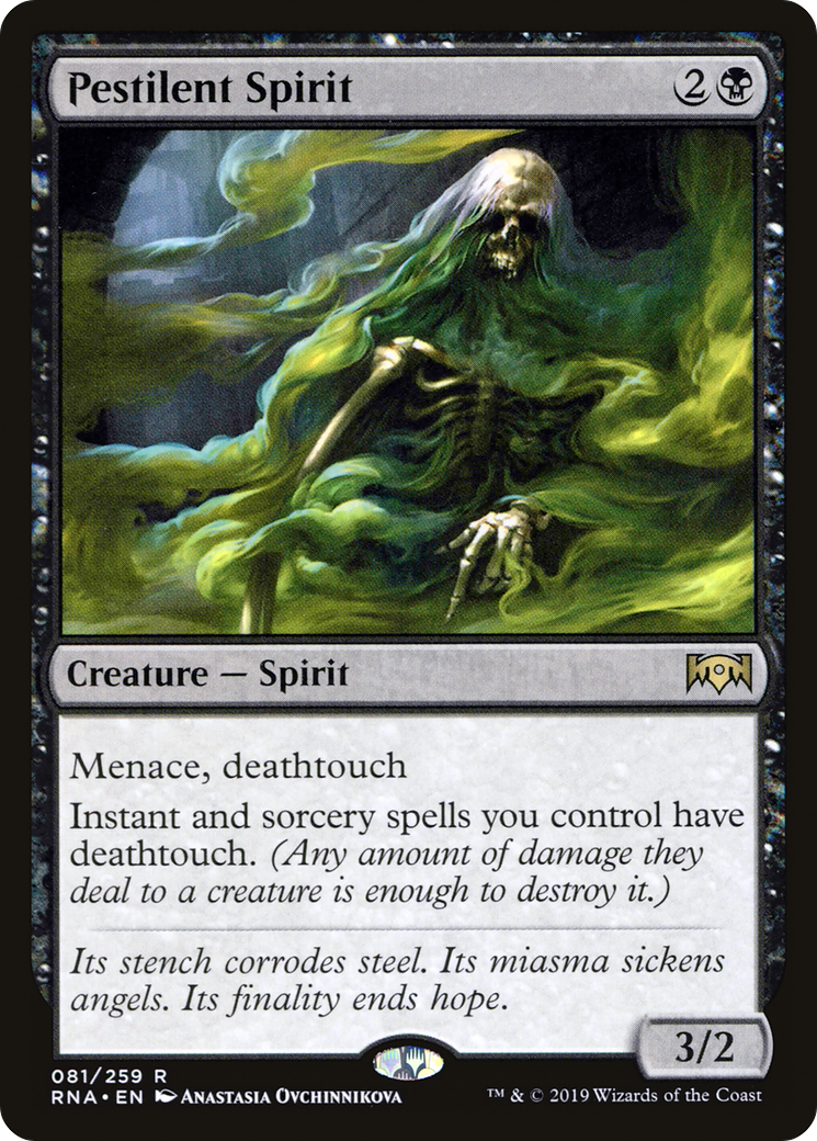 Pestilent Spirit [Ravnica Allegiance] | Grognard Games