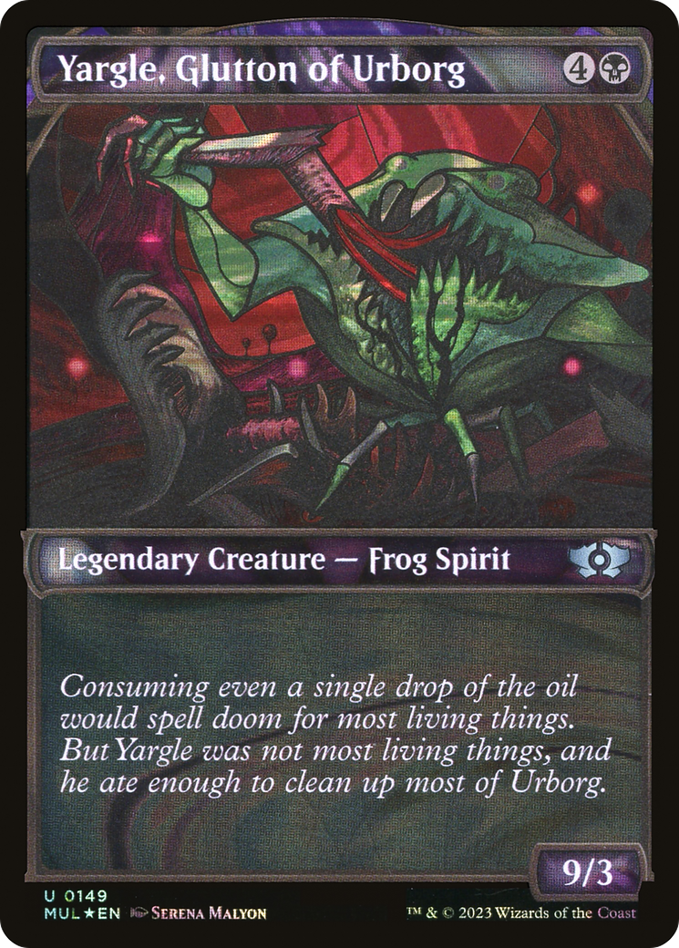 Yargle, Glutton of Urborg (Halo Foil) [Multiverse Legends] | Grognard Games