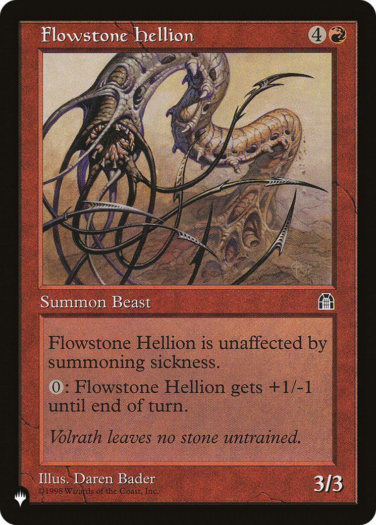 Flowstone Hellion [The List] | Grognard Games