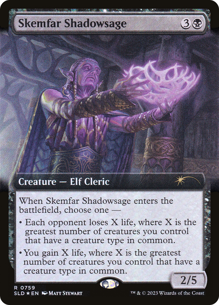 Skemfar Shadowsage (Extended Art) [Secret Lair Drop Series] | Grognard Games