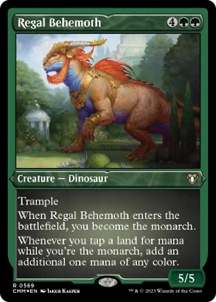 Regal Behemoth (Foil Etched) [Commander Masters] | Grognard Games