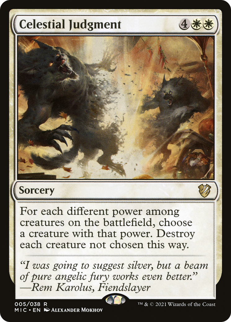 Celestial Judgment [Innistrad: Midnight Hunt Commander] | Grognard Games