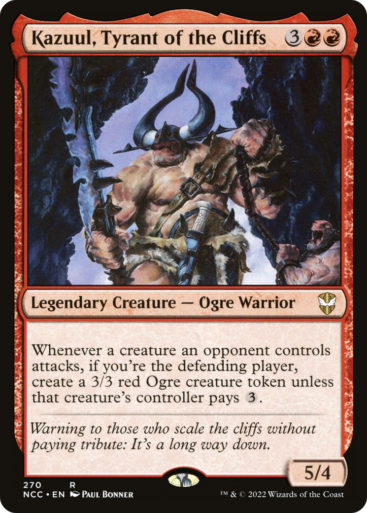 Kazuul, Tyrant of the Cliffs [Streets of New Capenna Commander] | Grognard Games