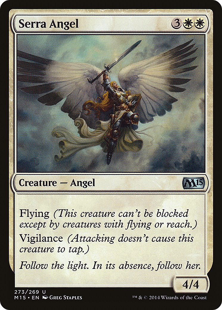 Serra Angel (M15-273) - Magic 2015 Foil | Grognard Games