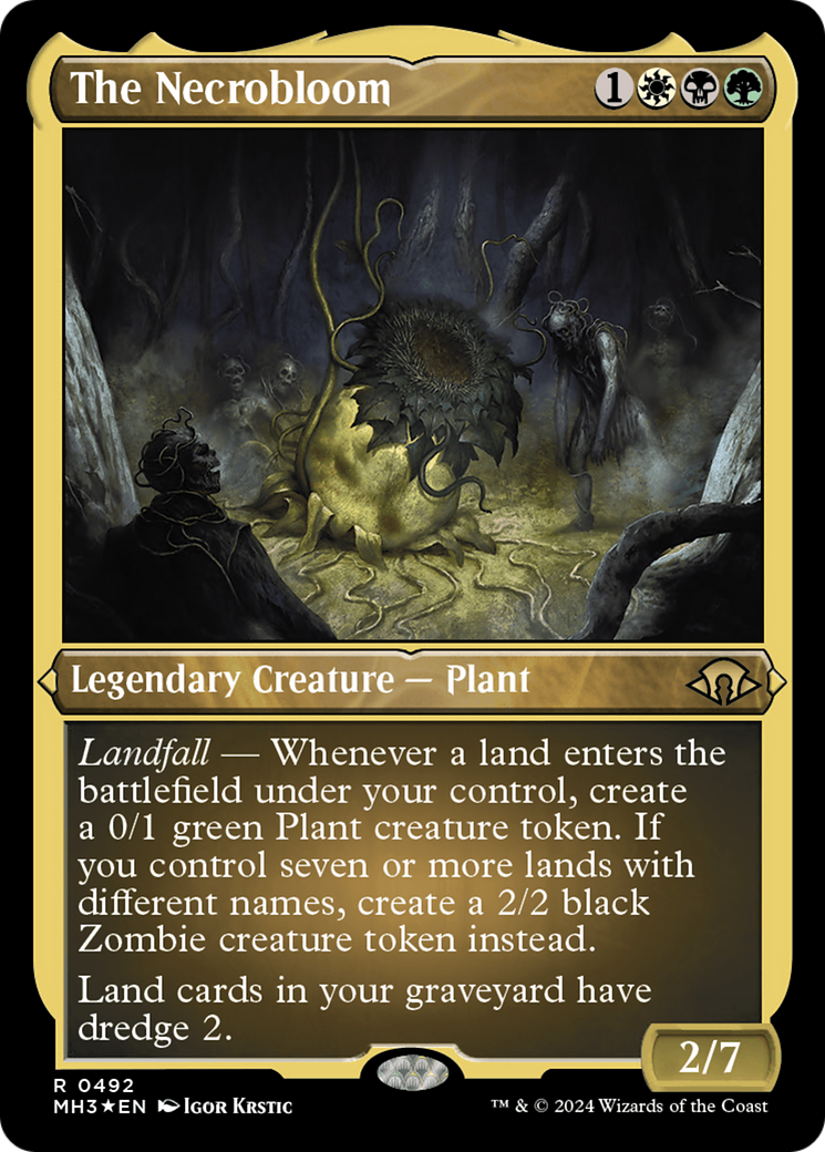 The Necrobloom (MH3-492) - Modern Horizons 3 Foil | Grognard Games