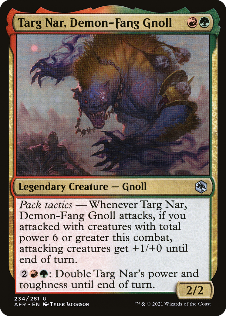 Targ Nar, Demon-Fang Gnoll [Dungeons & Dragons: Adventures in the Forgotten Realms] | Grognard Games