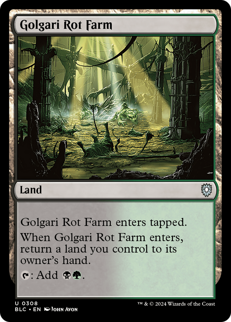 Golgari Rot Farm [Bloomburrow Commander] | Grognard Games