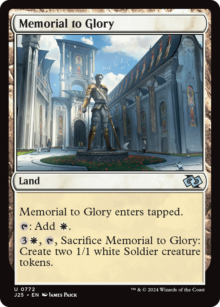 Memorial to Glory [Foundations Jumpstart] | Grognard Games