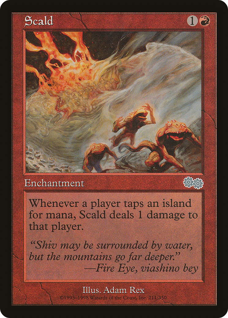 Scald [Urza's Saga] | Grognard Games