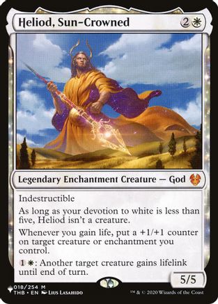 Heliod, Sun-Crowned (LIST-018/254) - The List Reprints | Grognard Games