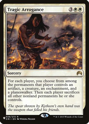 Tragic Arrogance (LIST-038/272) - The List Reprints | Grognard Games