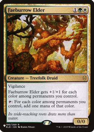 Faeburrow Elder (LIST-190/269) - The List Reprints | Grognard Games