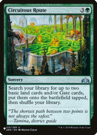 Circuitous Route (LIST-125/259) - The List Reprints | Grognard Games