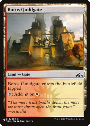 Boros Guildgate (LIST-243/259) - The List Reprints | Grognard Games