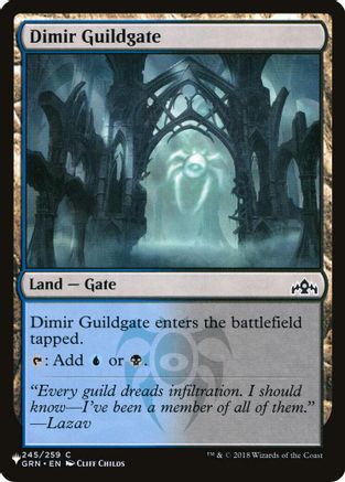 Dimir Guildgate (LIST-245/259) - The List Reprints | Grognard Games