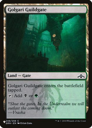 Golgari Guildgate (LIST-248/259) - The List Reprints | Grognard Games