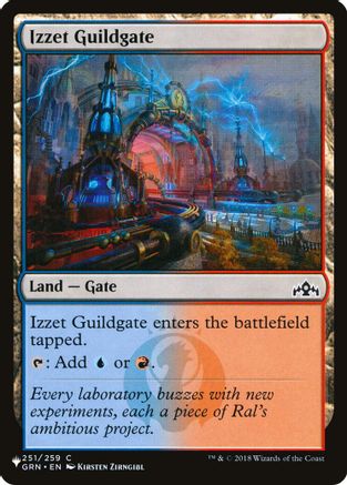 Izzet Guildgate (LIST-251/259) - The List Reprints | Grognard Games