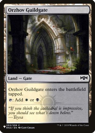 Orzhov Guildgate (253) (LIST-253/259) - The List Reprints | Grognard Games