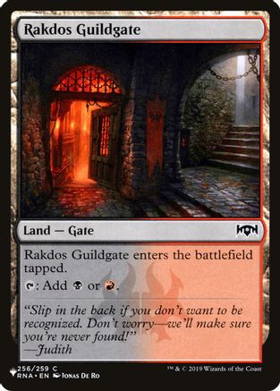Rakdos Guildgate (256) (LIST-256/259) - The List Reprints | Grognard Games