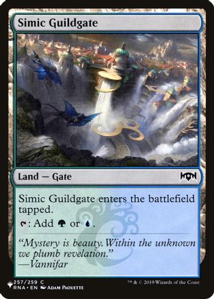Simic Guildgate (LIST-257/259) - The List Reprints | Grognard Games