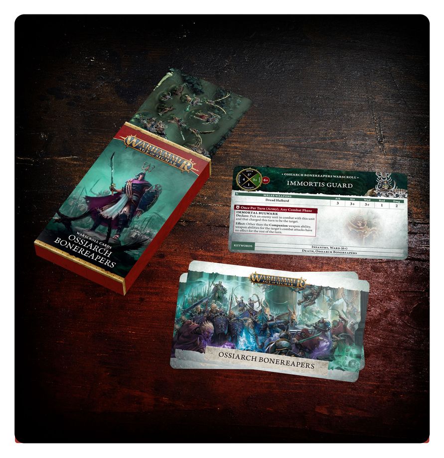 Warscroll Cards: Ossiarch Bonereapers | Grognard Games