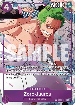 Zoro-Juurou (ST18-004) (ST18-004) - Emperors in the New World Foil | Grognard Games