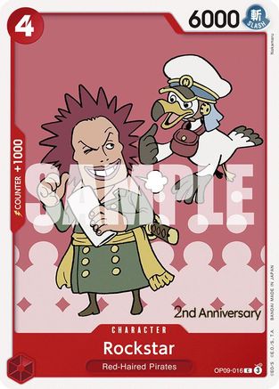 Rockstar (OP09-016) - Emperors in the New World: 2nd Anniversary Tournament Cards | Grognard Games