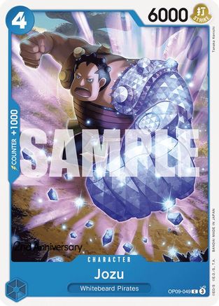 Jozu (OP09-049) - Emperors in the New World: 2nd Anniversary Tournament Cards | Grognard Games