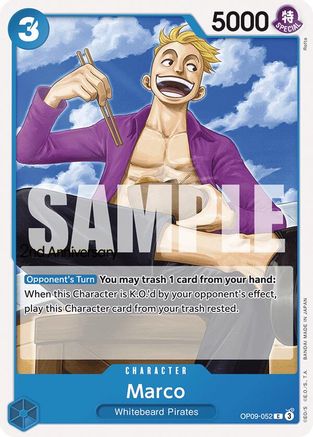 Marco (OP09-052) - Emperors in the New World: 2nd Anniversary Tournament Cards | Grognard Games