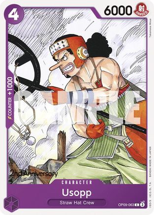 Usopp (063) (OP09-063) - Emperors in the New World: 2nd Anniversary Tournament Cards | Grognard Games