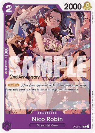 Nico Robin (071) (OP09-071) - Emperors in the New World: 2nd Anniversary Tournament Cards | Grognard Games