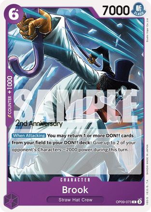 Brook (073) (OP09-073) - Emperors in the New World: 2nd Anniversary Tournament Cards | Grognard Games