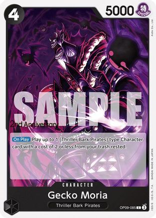Gecko Moria (OP09-085) - Emperors in the New World: 2nd Anniversary Tournament Cards | Grognard Games
