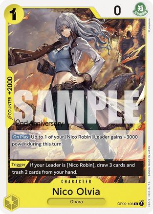 Nico Olvia (OP09-106) - Emperors in the New World: 2nd Anniversary Tournament Cards | Grognard Games