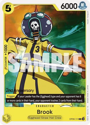 Brook (111) (OP09-111) - Emperors in the New World: 2nd Anniversary Tournament Cards | Grognard Games