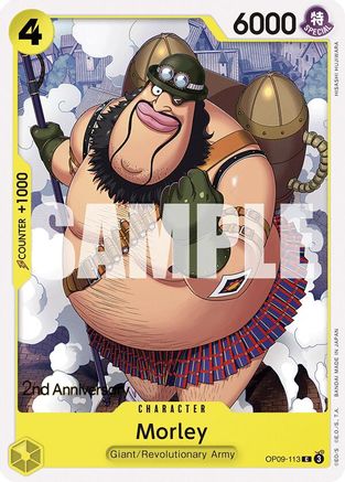 Morley (OP09-113) - Emperors in the New World: 2nd Anniversary Tournament Cards | Grognard Games