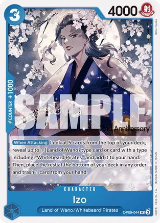 Izo (OP09-044) - Emperors in the New World: 2nd Anniversary Tournament Cards | Grognard Games